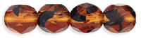 Czech Fire Polish 6mm-Tortoise Brown (image for) Czech Fire Polish 6mm-Tortoise Brown